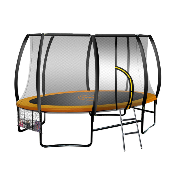 Kahuna Trampoline 8 Ft X 14ft Oval Outdoor - Orange Kahuna