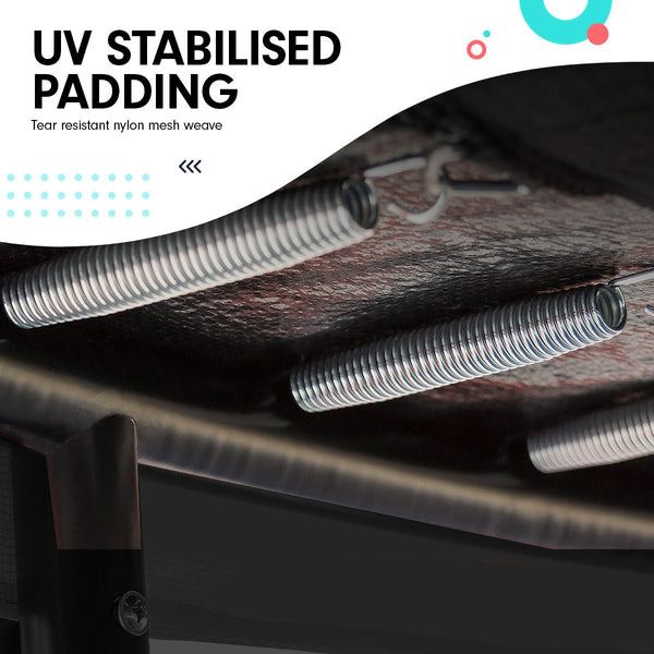 Kahuna 4.5ft Trampoline Round Free Safety Net Spring Pad Cover Mat Outdoor Red Kahuna