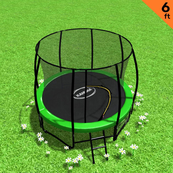 Kahuna 6ft Outdoor Round Green Trampoline Safety Enclosure Kahuna