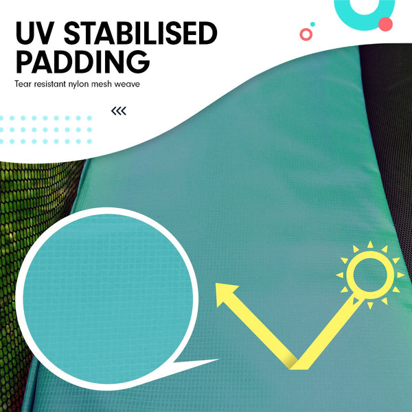 Kahuna 6ft Outdoor Round Green Trampoline Safety Enclosure Kahuna