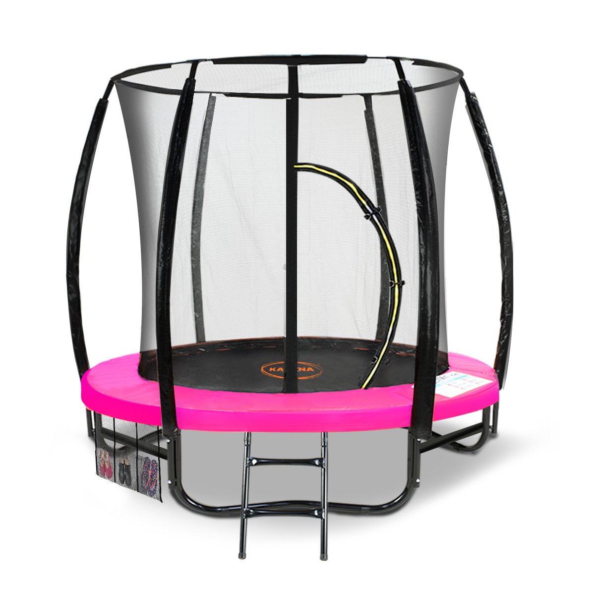 Kahuna Classic 6ft Outdoor Round Trampoline Safety Enclosure - Pink Kahuna