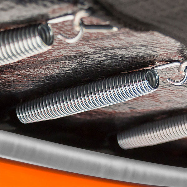 Kahuna 8ft Trampoline Kahuna With Spring Mat Pad Net Outdoor - Orange Kahuna