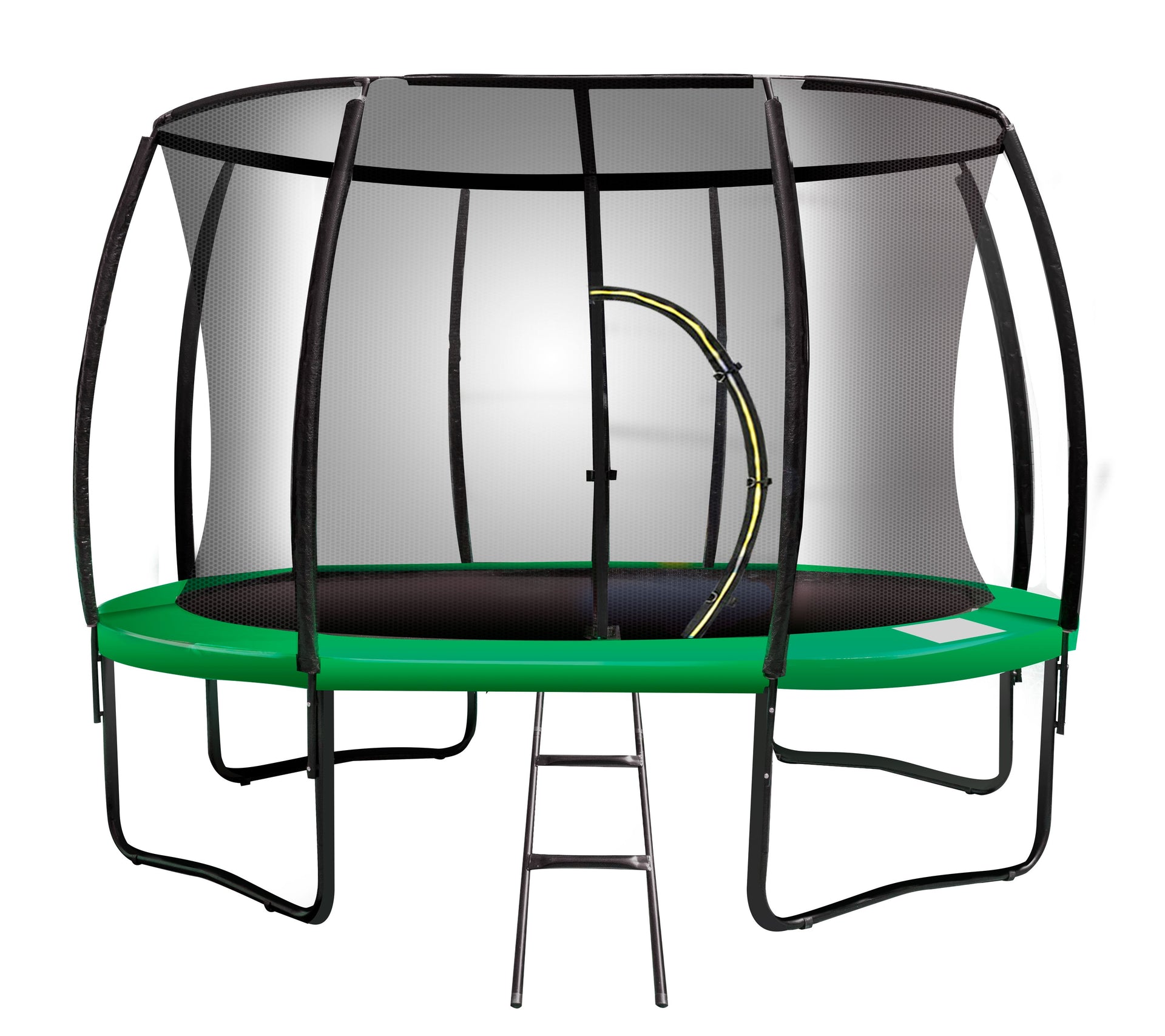 Kahuna 12ft Trampoline Free Ladder Spring Mat Net Safety Pad Cover Round Enclosure Green Kahuna