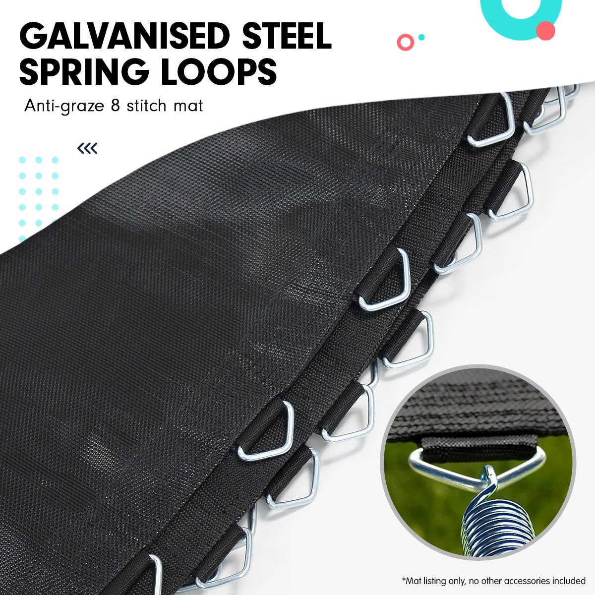 Kahuna Oval Replacement Trampoline Mat - 8ft x 14ft Kahuna