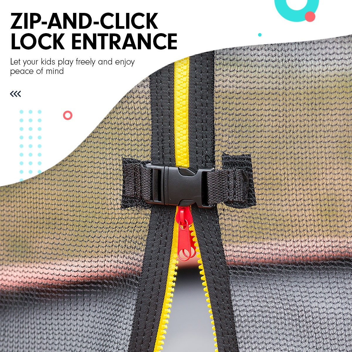 Kahuna Replacement Trampoline Net for 8ft x 14ft Oval Trampoline Kahuna