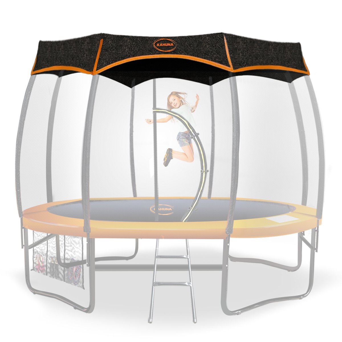 Kahuna 10ft Removable Twister Trampoline Roof Shade Cover Kahuna