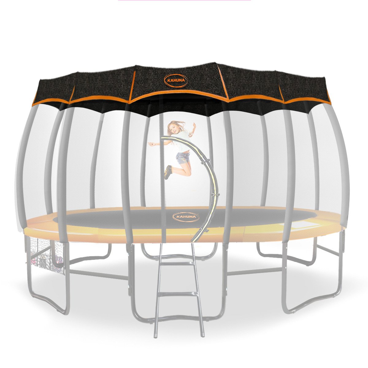Kahuna 12ft Removable Twister Trampoline Roof Shade Cover Kahuna