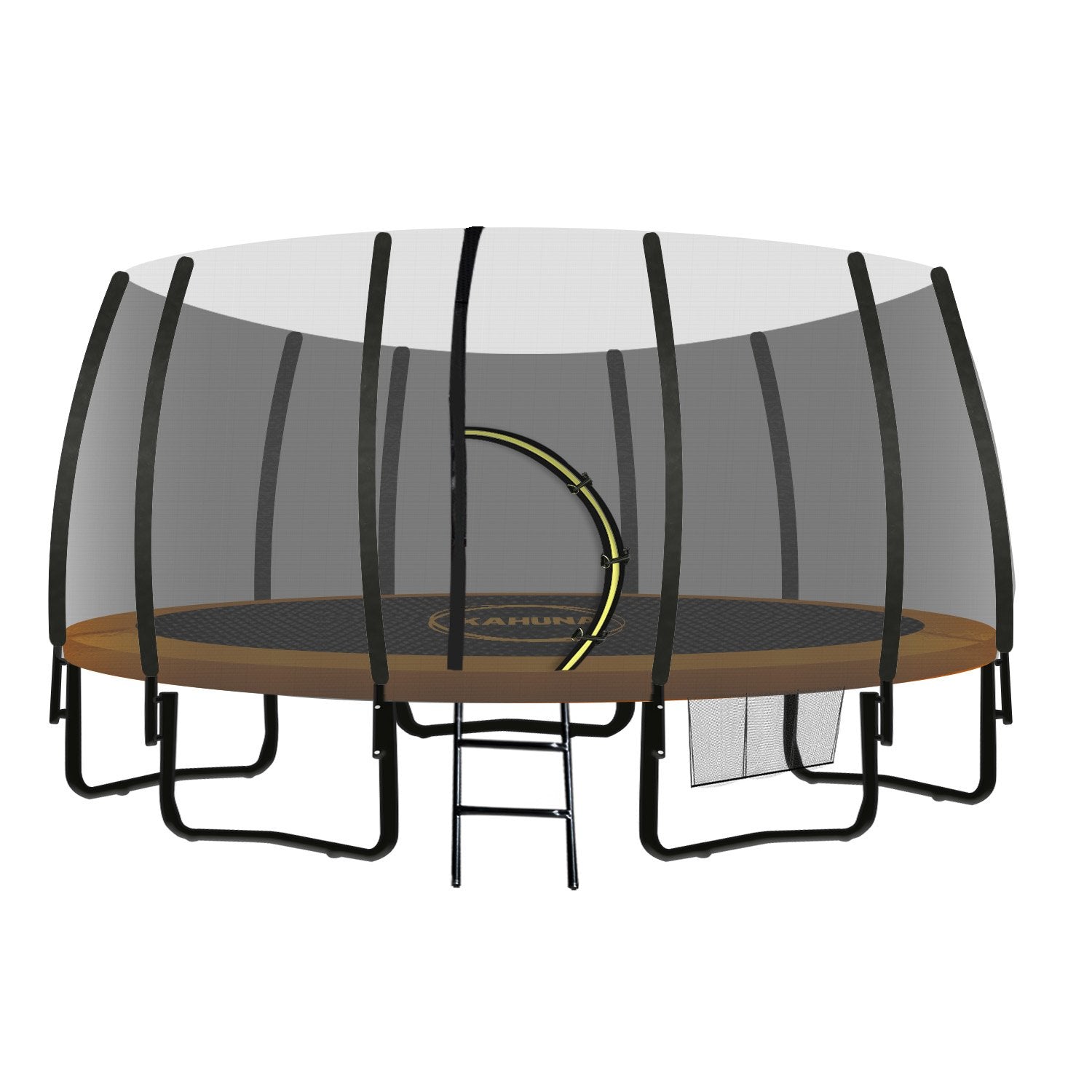 Kahuna Twister 14ft Springless Trampoline Outdoor Kids Safety Net Pad Mat Kahuna