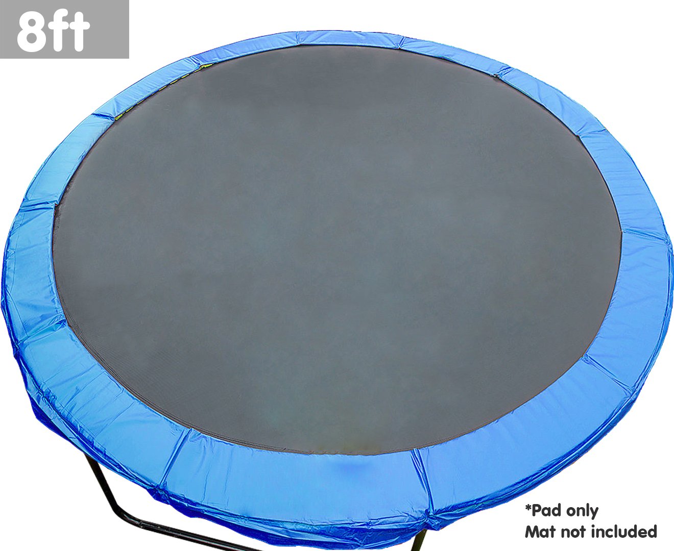 Kahuna 8ft Replacement Reinforced Outdoor Round Trampoline Safety Spring Pad Cover (8 Feet) Kahuna