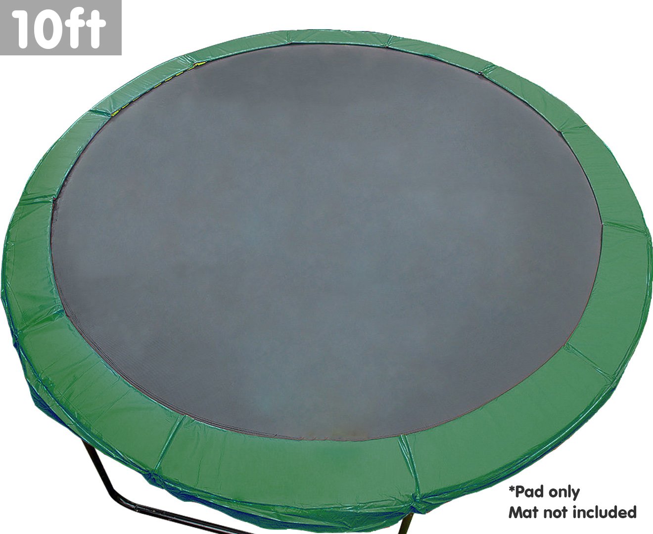 Kahuna 10ft Trampoline Replacement Spring Pad Round Cover - Green Kahuna