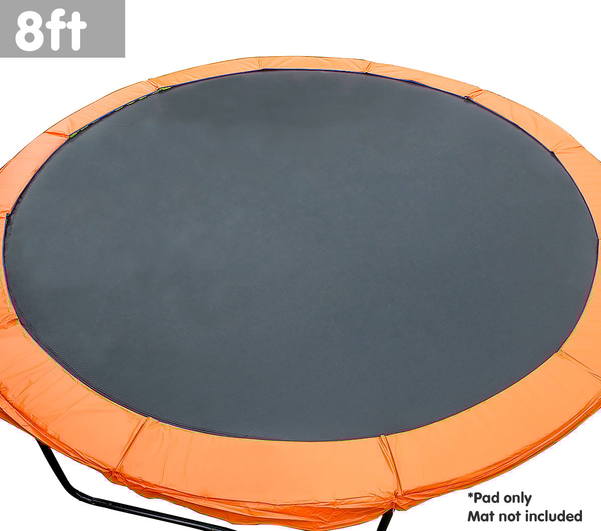 Kahuna 8ft Trampoline Replacement Pad Round - Orange Kahuna