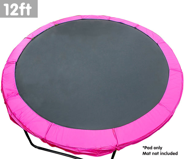 Kahuna 12ft Trampoline Replacement Pad Round - Pink Kahuna