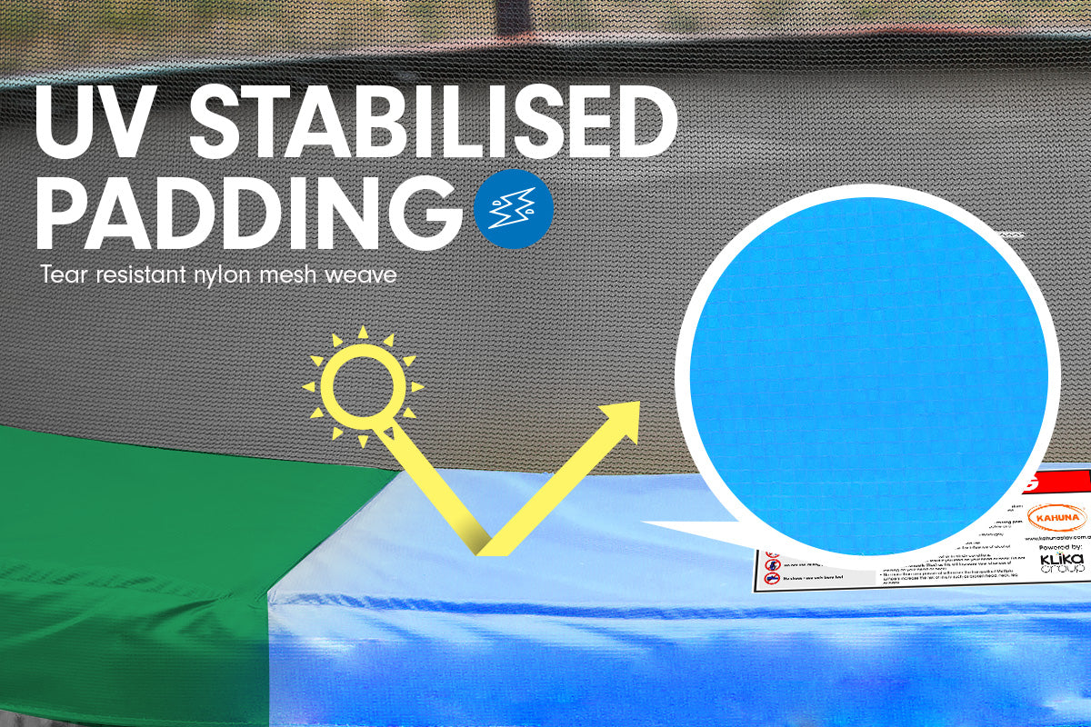 Kahuna 6ft Trampoline Replacement Pad Round - Rainbow Kahuna