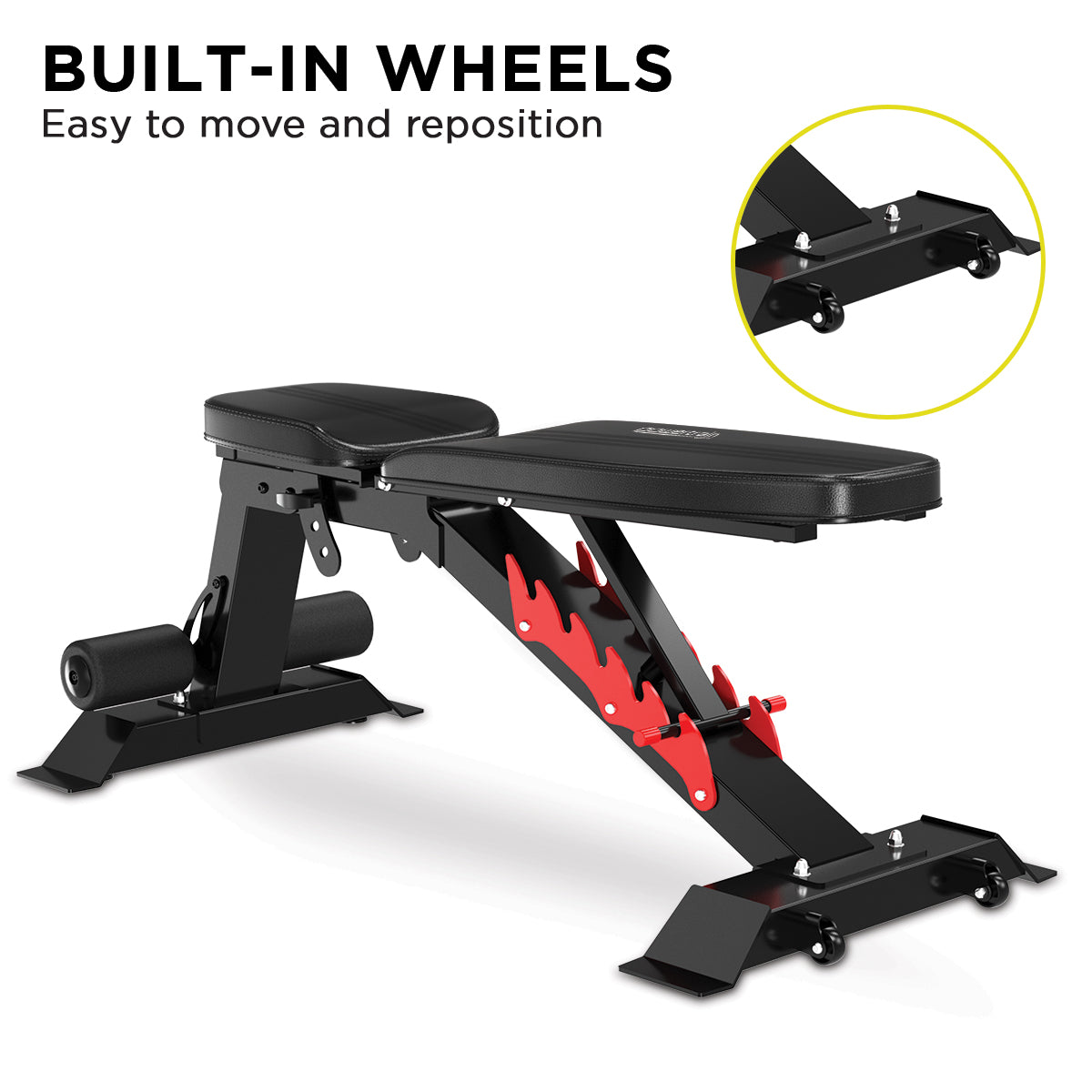 Powertrain Home Gym Adjustable Dumbbell Bench Powertrain
