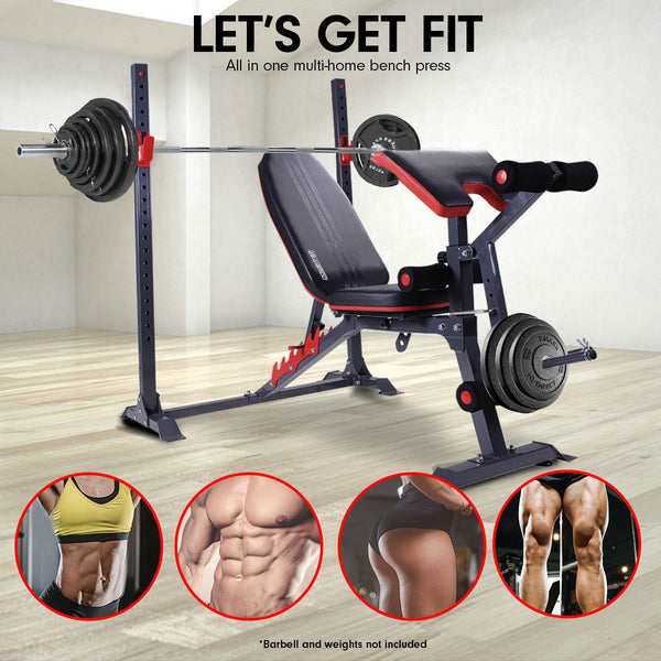 Powertrain Adjustable Weight Bench Home Gym Bench Press - 301 Powertrain