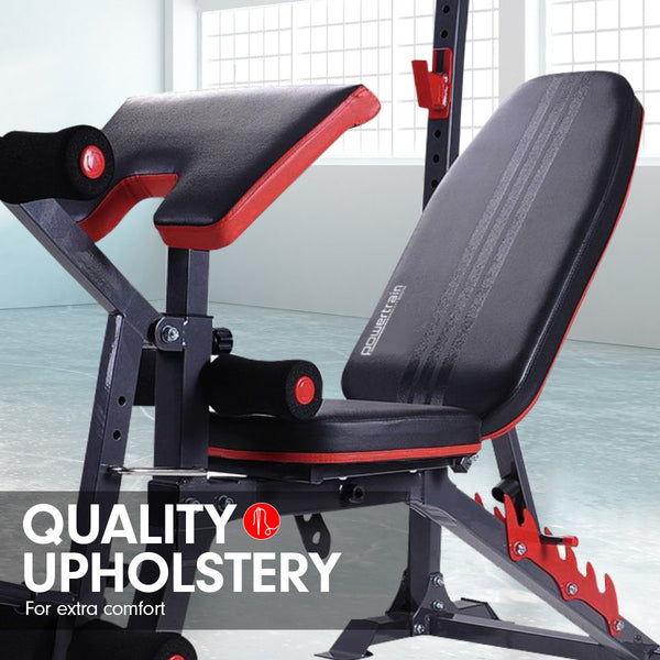 Powertrain Adjustable Weight Bench Home Gym Bench Press - 301 Powertrain