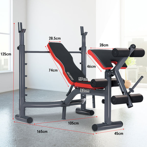 Powertrain Adjustable Weight Bench Home Gym Bench Press - 302 Powertrain