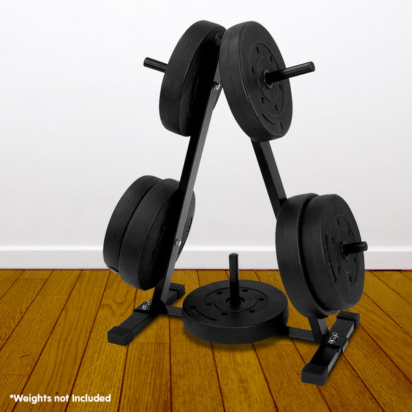 Powertrain Weight Plates Storage Home Gym Rack Powertrain