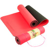 Powertrain TPE Yoga Exercise Mat Home Gym Pilates Fitness 8mm Thick in Red