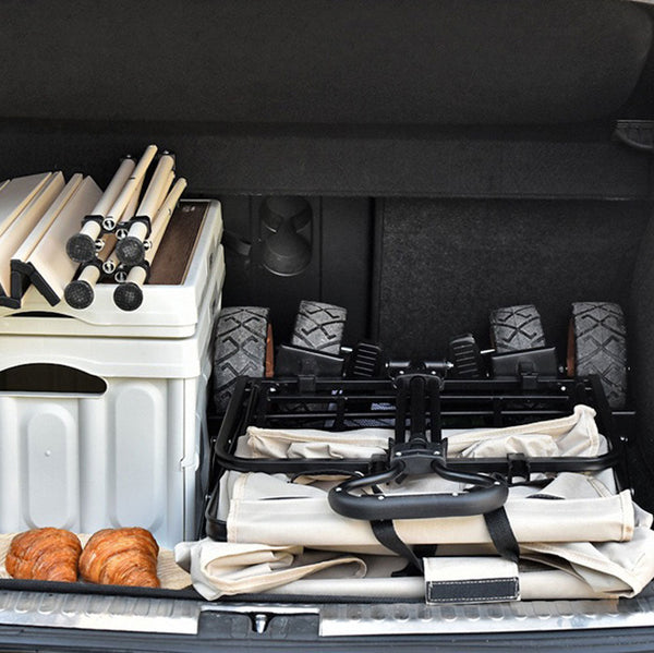 5 Inch Wheel Black Folding Beach Wagon Cart Trolley Garden Outdoor Picnic Camping Sports Market Collapsible Shop Does Not Apply