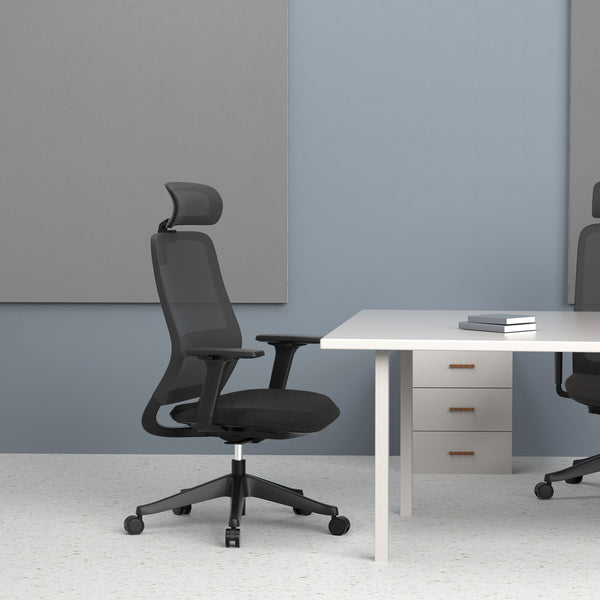 Carlie High Back Molded Foam Seat Ergonomic Office Chair In Black Does Not Apply