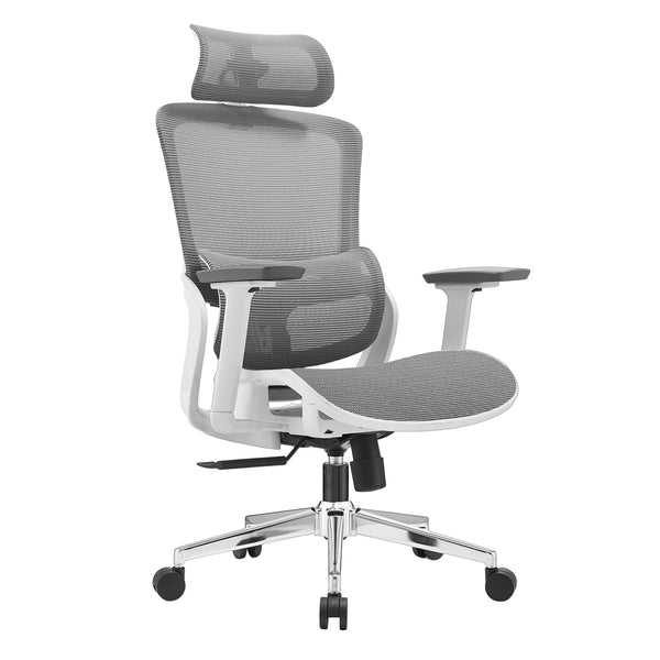 Elena High Back Full Mesh Ergonomic Office Chair In Grey Does Not Apply