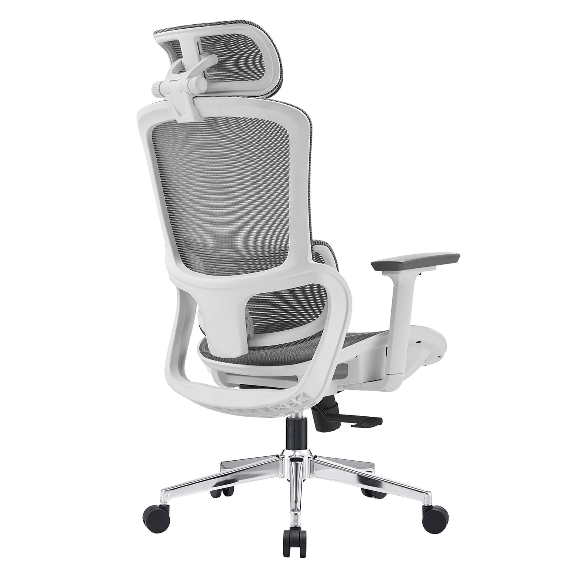 Elena High Back Full Mesh Ergonomic Office Chair In Grey Does Not Apply
