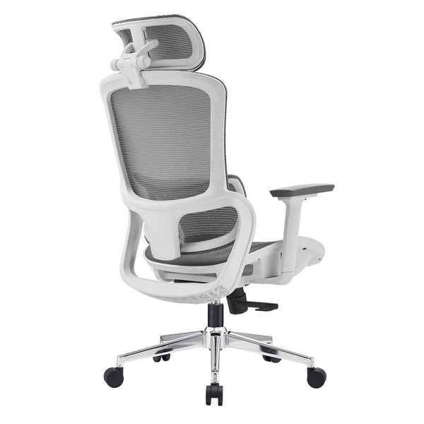 Elena High Back Full Mesh Ergonomic Office Chair In Grey Does Not Apply