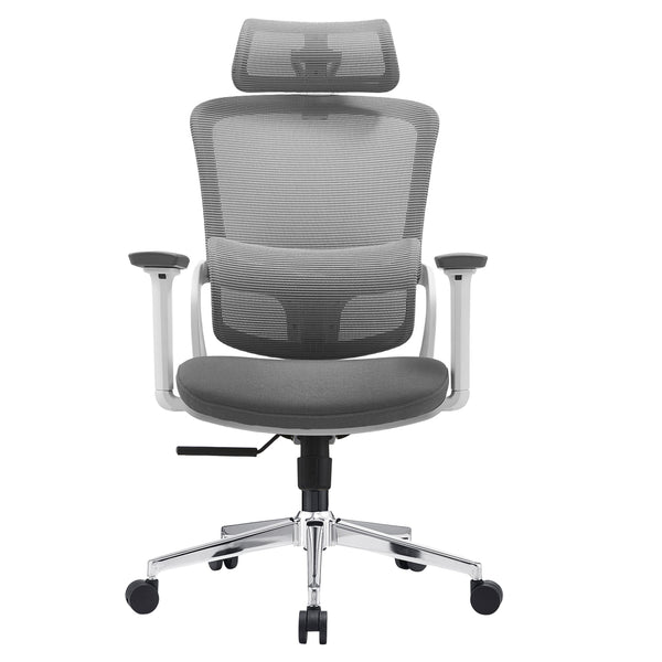 Elena High Back Fabric Seat Ergonomic Office Chair In Grey Does Not Apply