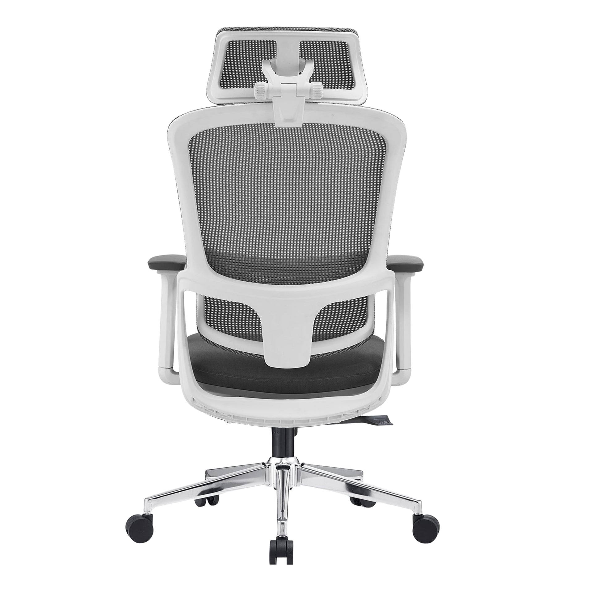 Elena High Back Fabric Seat Ergonomic Office Chair In Grey Does Not Apply