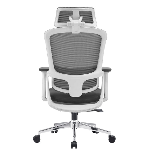 Elena High Back Fabric Seat Ergonomic Office Chair In Grey Does Not Apply