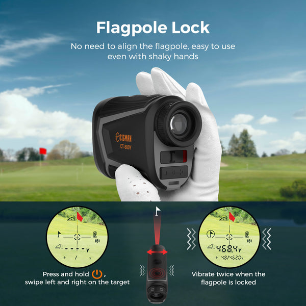 CIGMAN Golf Range Finder 800 Yards Laser Golf Rangefinder with Slope
 CT-800Y Does Not Apply