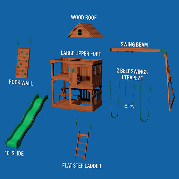 Backyard Discovery Hillcrest Play Center Awezingly