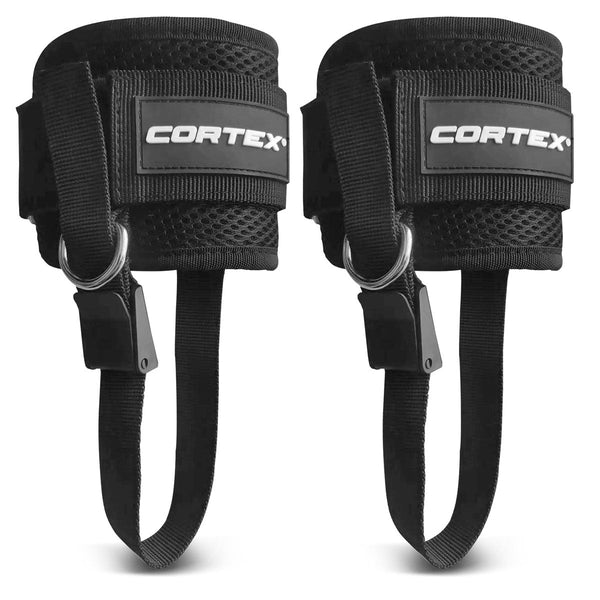 CORTEX Premium Ankle Strap Cuff Cable Pulley Attachment Pair Cortex