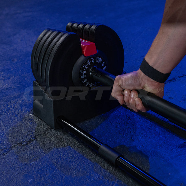 CORTEX Revolock V2 80kg Pair Set Adjustable Steel Dumbbell Barbell All-in-One Cortex