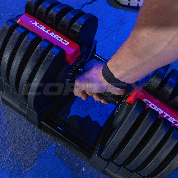 CORTEX Revolock V2 80kg Pair Set Adjustable Steel Dumbbell Barbell All-in-One Cortex