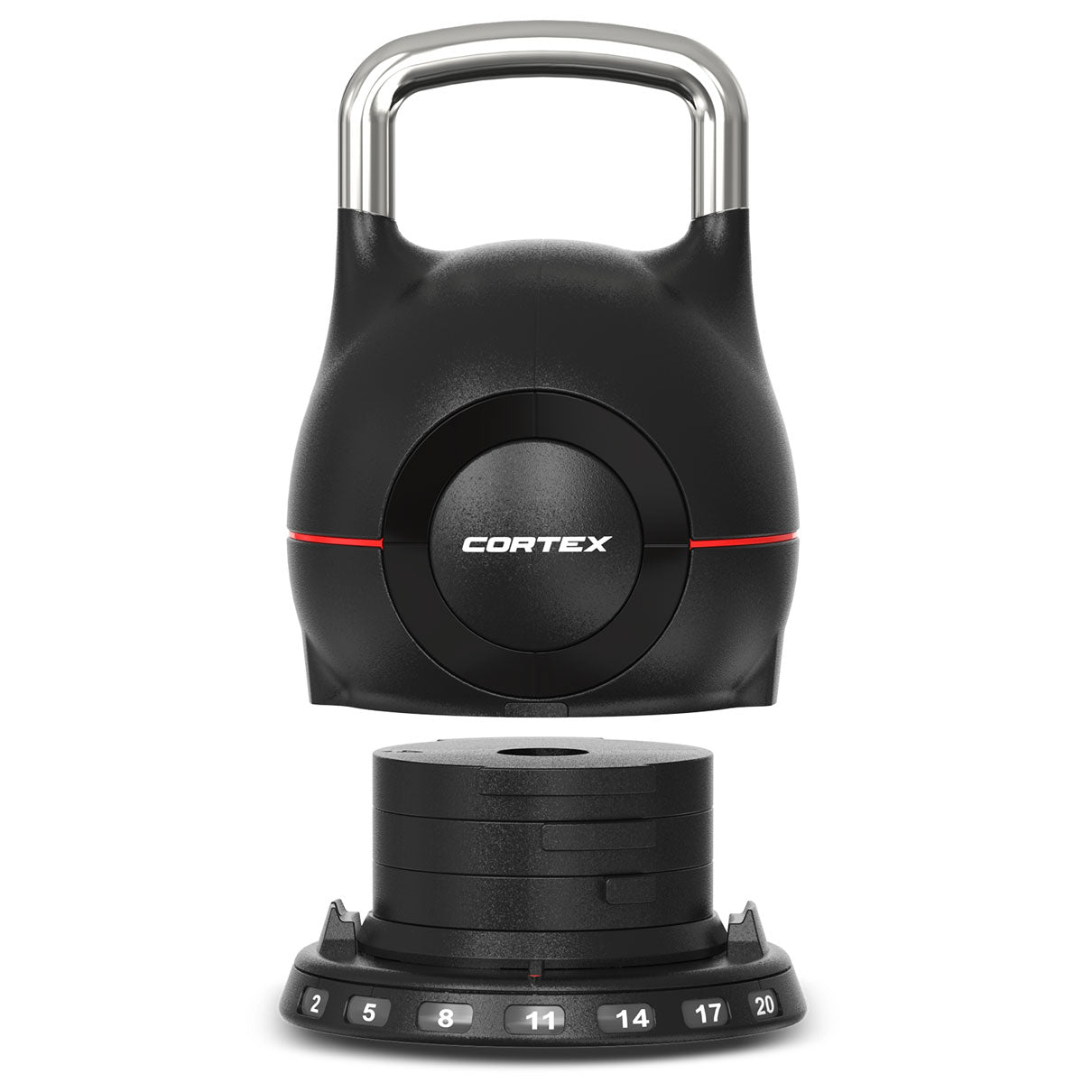 CORTEX 7-in-1 RevoLock Quick Adjust 20kg Kettlebell Awezingly