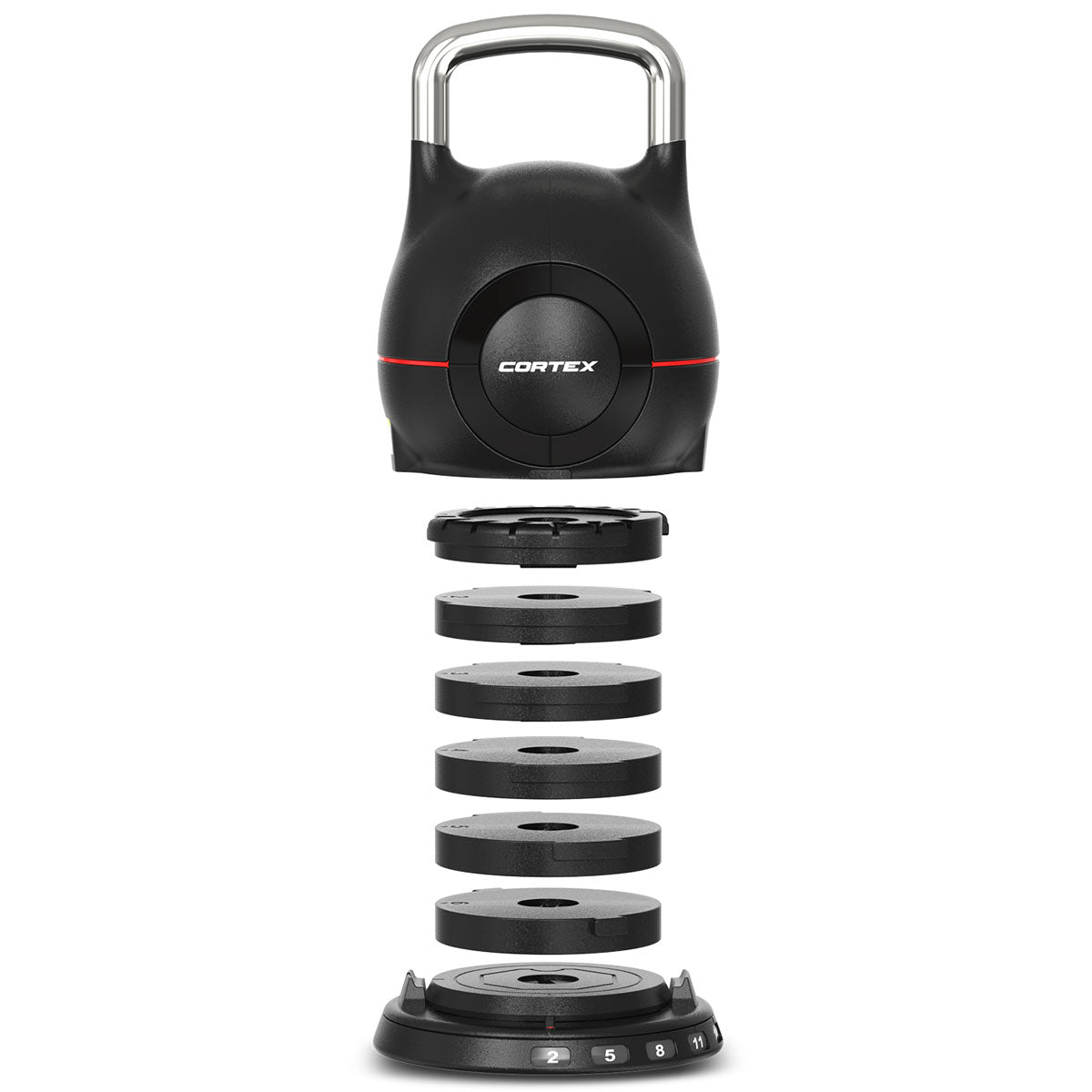 CORTEX 7-in-1 RevoLock Quick Adjust 20kg Kettlebell Awezingly