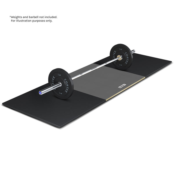 CORTEX 50mm Weightlifting Platform V2 with Dual Density Mats - Ebony (3m x 1m) Awezingly