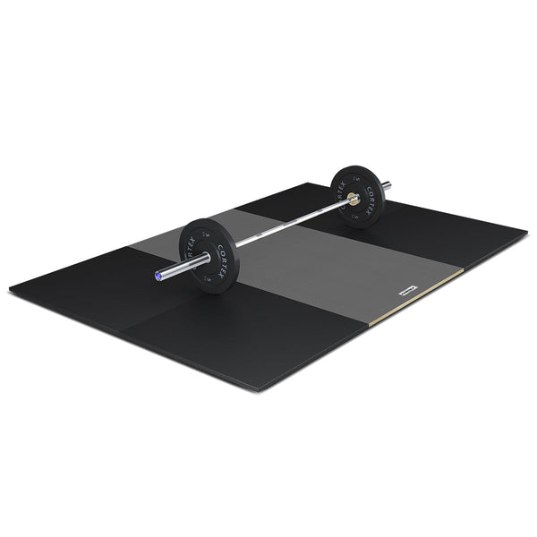 CORTEX 50mm Weightlifting Platform V2 with Dual Density Mats - Ebony (3m x 2m) Awezingly