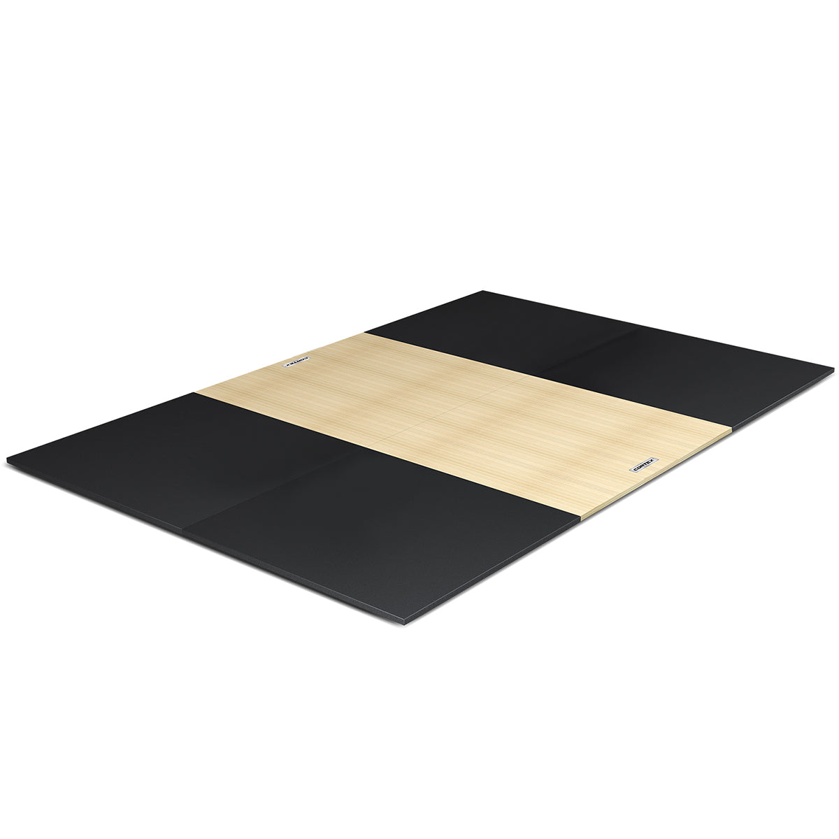 CORTEX 50mm Weightlifting Platform V2 with Dual Density Mats - Natural (3m x 2m) Awezingly