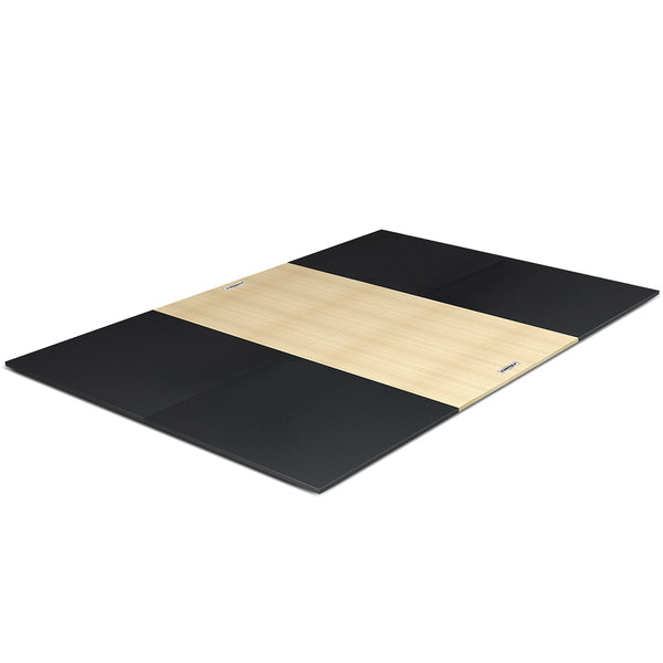CORTEX 50mm Weightlifting Platform V2 with Dual Density Mats - Natural (3m x 2m) Awezingly