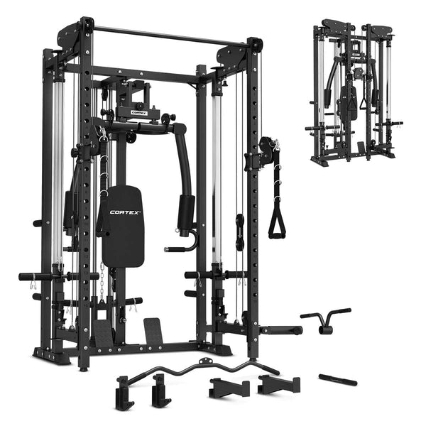 CORTEX PR5 Folding Functional Trainer and Power Rack Awezingly