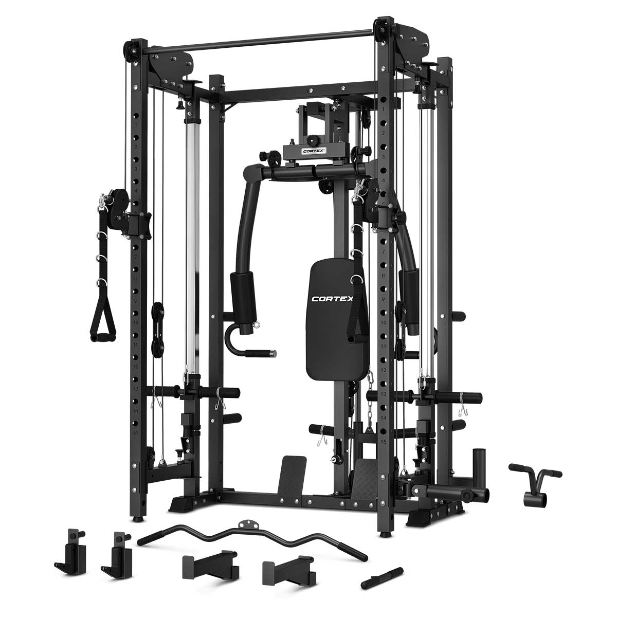 CORTEX PR5 Folding Functional Trainer and Power Rack Awezingly