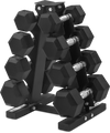 CORTEX Hex Dumbbell 56kg Set with Stand (4, 6, 8, 10kg Pairs)
