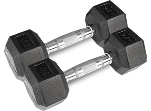 CORTEX Hex Dumbbell 56kg Set with Stand (4, 6, 8, 10kg Pairs) Cortex