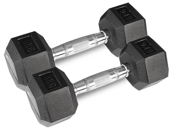 CORTEX Hex Dumbbell 56kg Set with Stand (4, 6, 8, 10kg Pairs) Cortex