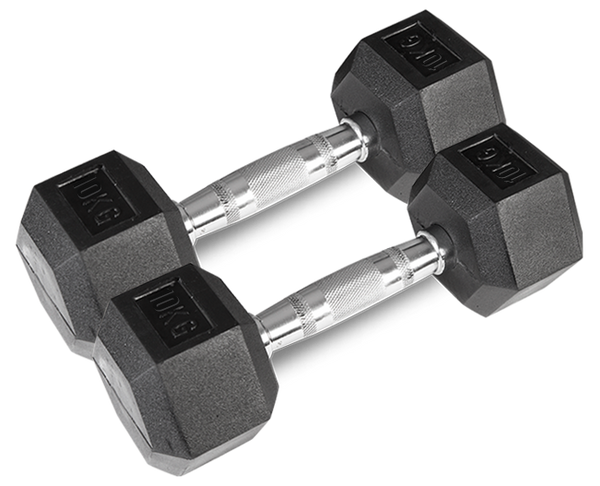 CORTEX Hex Dumbbell 56kg Set with Stand (4, 6, 8, 10kg Pairs) Cortex