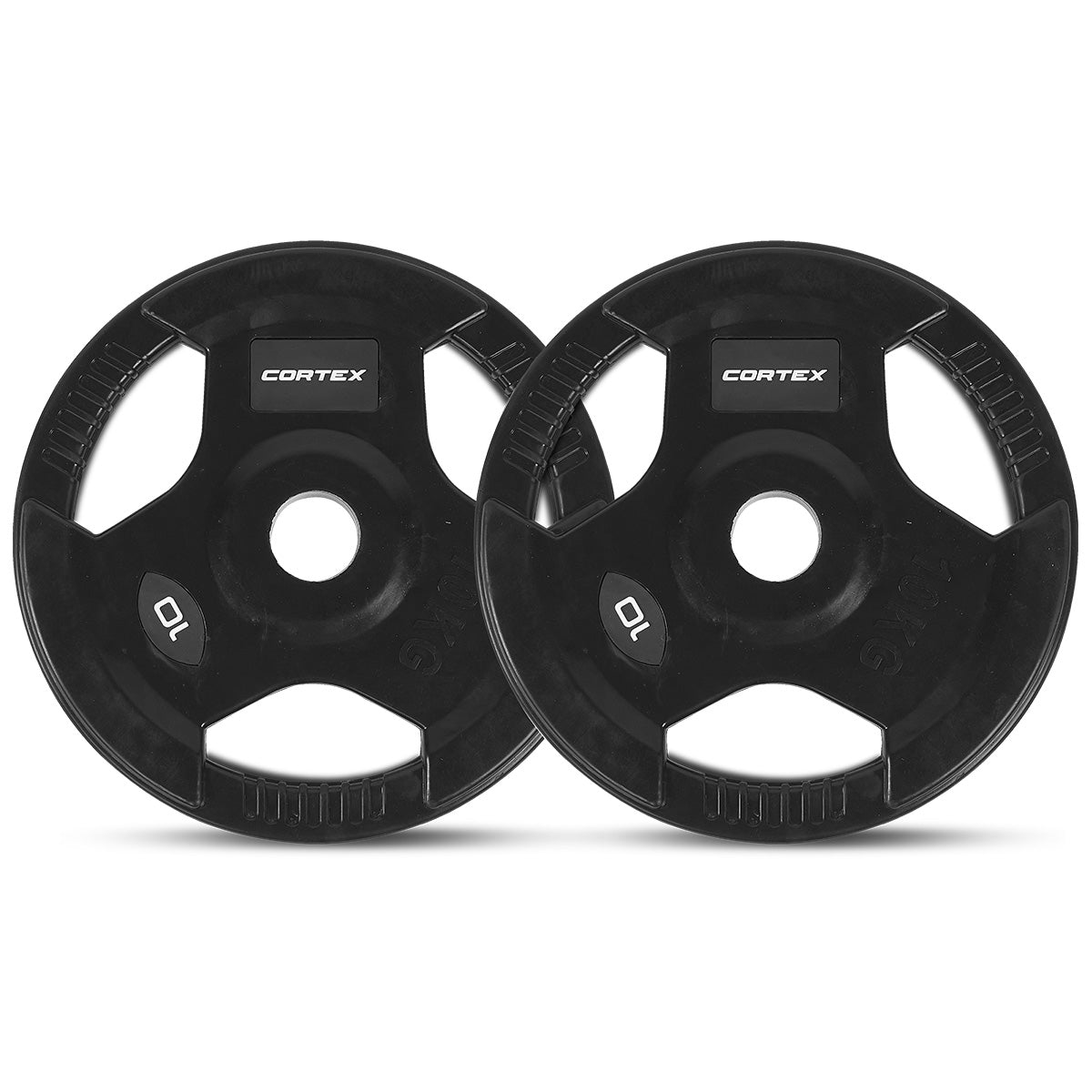 CORTEX SM20 100kg Olympic Tri-Grip Weights, Bar, 48kg Revolock and Bench Set Awezingly