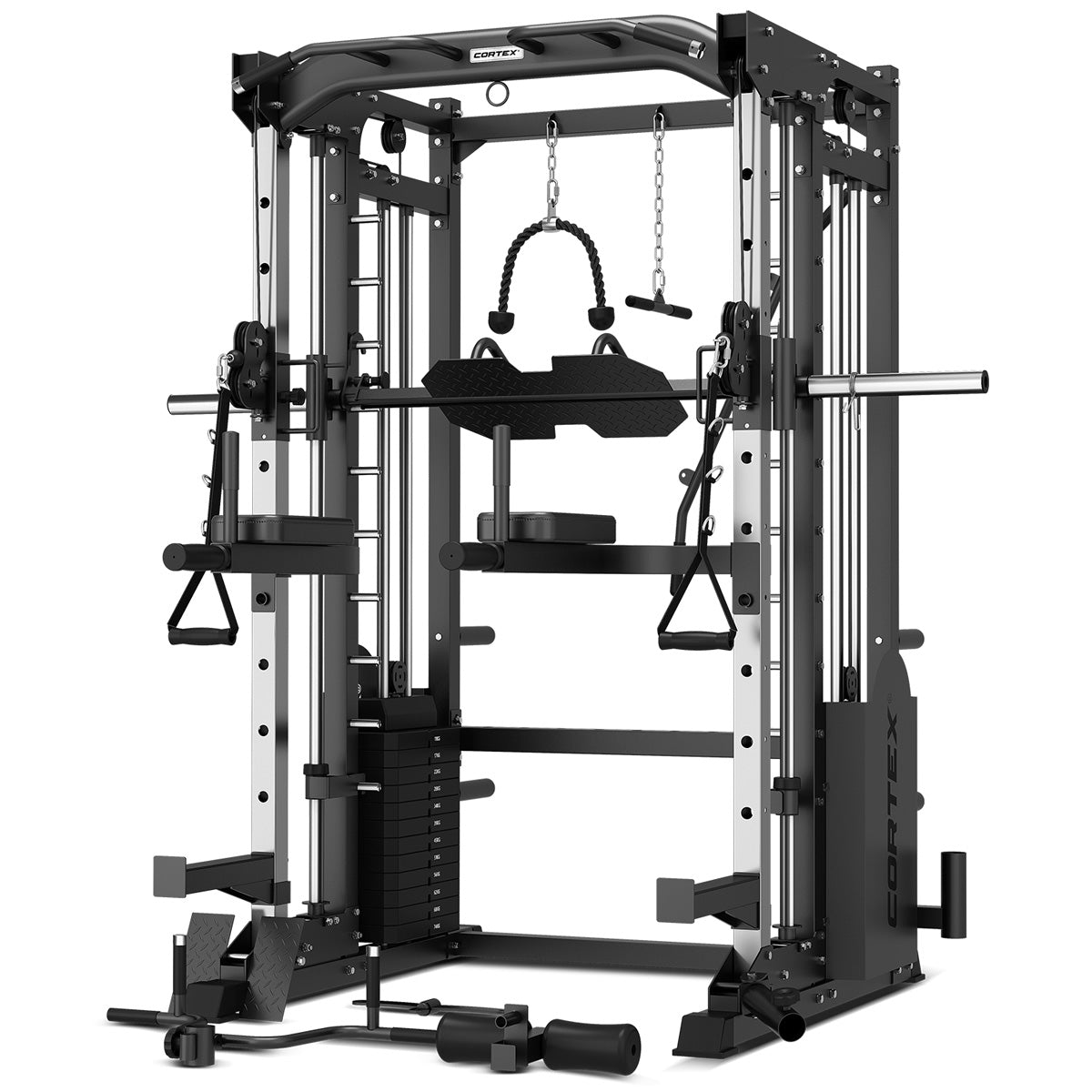 CORTEX SM25 Multi Gym (Dual Stack Functional Trainer, Smith Machine, Half Rack) Cortex